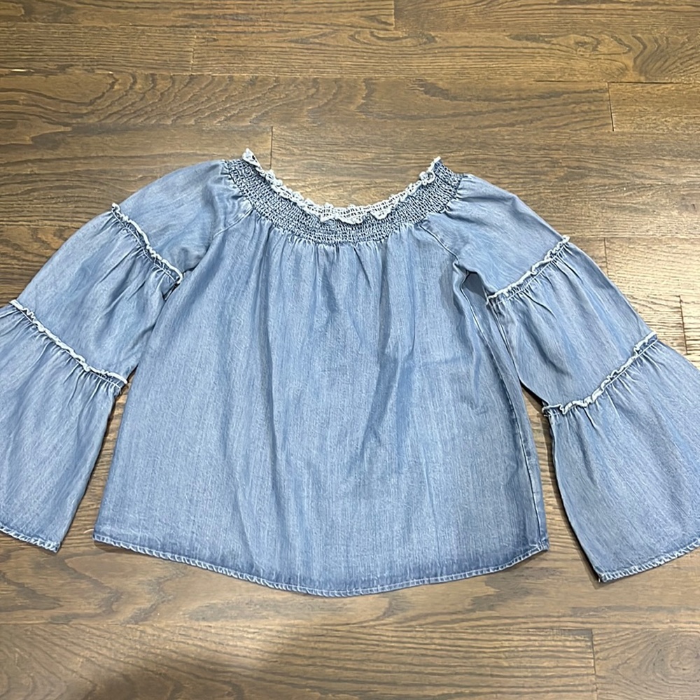 Honey punch off the shoulder shirt